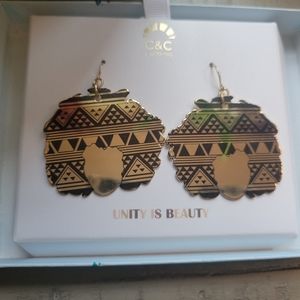 Afro Girl Earrings